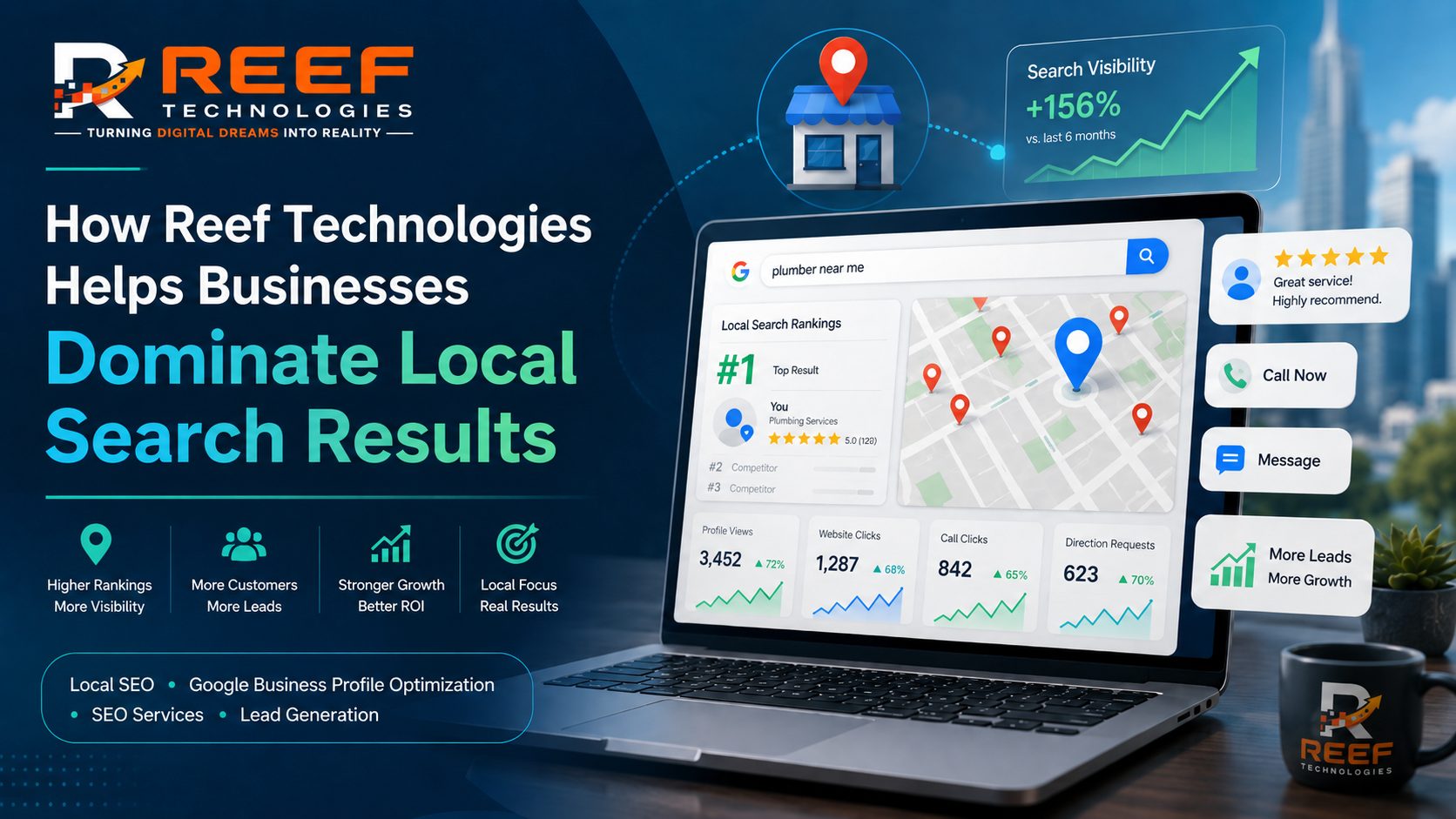 How Reef Technologies Helps Businesses Dominate Local Search Results